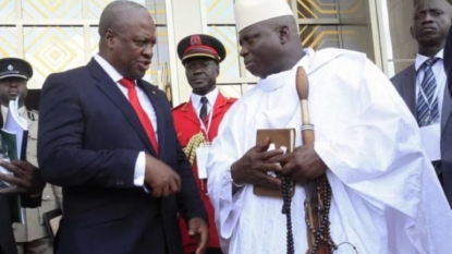 Jammeh steps down and leaves The Gambia