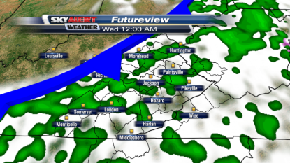 Wintry mix possible in area Tuesday, temps to increase Wednesday