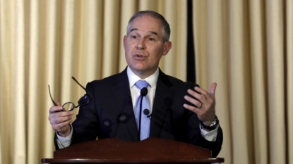 Controversial New EPA Administrator Scott Pruitt Addresses Agency Employees