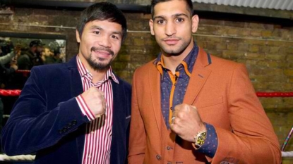 Manny Pacquiao and Amir Khan to fight in April