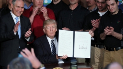 Trump signs order undoing Obama climate change policies