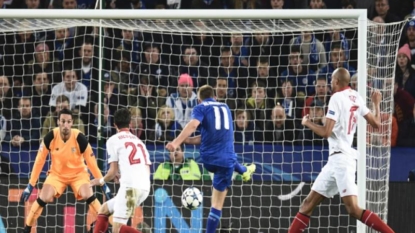 Schmeichel thwarts Sevilla as Leicester rekindle fairytale