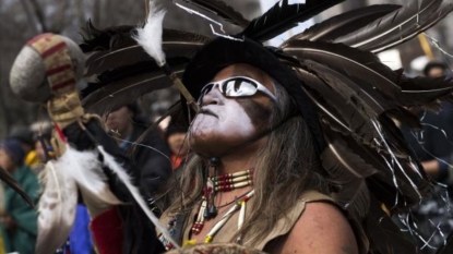 Wisconsin tribes march to support Standing Rock Sioux