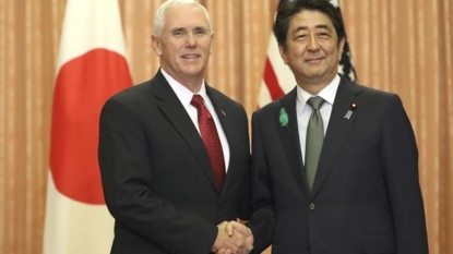 Pence, headed to Japan, turns focus to trade with key ally