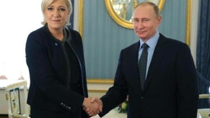 Vladimir Putin denies French election interference after Marine Le Pen meeting