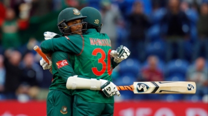 Shakib, Mahmudullah knock Kiwis out of Champions Trophy