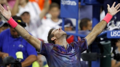 Del Potro sets up Federer clash at US Open quarters