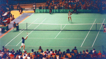 Elizabeth Shue originally joined Battle of the Sexes as tennis adviser