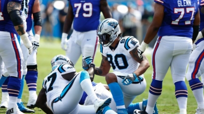 Panthers TE Olsen to miss time with broken foot