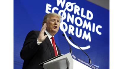 America is ‘open for business’, Trump tells WEF