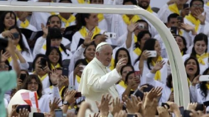 Pope continues championing of the Amazon, meets indigenous children