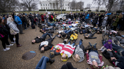 High School Students March 13 Miles to School Shooting Scene, Demand Change