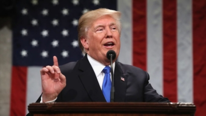 The State of the Union in Trump’s Words: American, Great and Tax