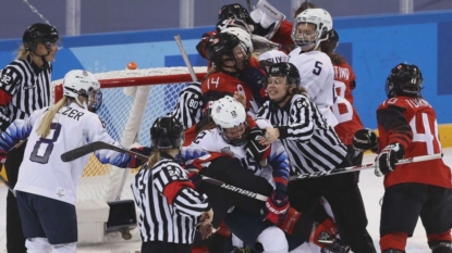 PyeongChang 2018: Huge fight occurs between US, Canada women’s hockey teams