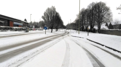 Met Office weather warning for ice in place this morning