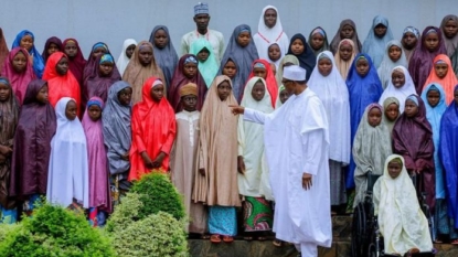 Plane taking freed Nigerian schoolgirls to capital Abuja