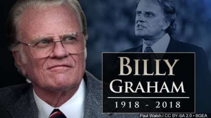 President Trump attends funeral for Billy Graham