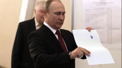 Vladimir Putin wins Russian election with 74% of vote