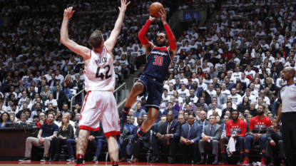 Drake Taunts John Wall and Kelly Oubre From Courtside During Raptors Game