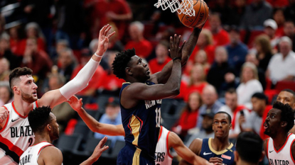 Pelicans take control , lead Blazers 3-0