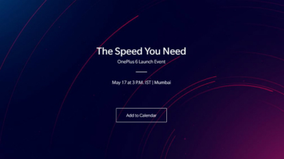 OnePlus 6 to launch on May 17 in India