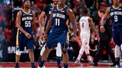 Pelicans blast Blazers, close in on sweep