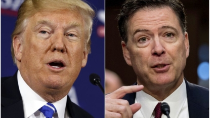 Comey takes a swipe at Trump in plug for new book