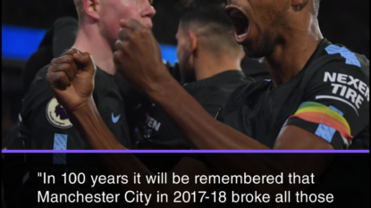 Fernandinho: ‘Current Manchester City team will be remembered for 100 years’