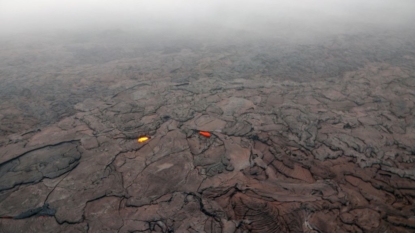 Lava fountains spew aggressively from Hawaii’s Kilauea Volcano