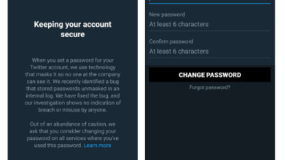 Twitter says change your password now