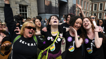 ‘Yes’ Supporters Celebrate Historic Irish Vote to Legalize Abortion