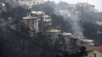 At Least 74 People Killed In Forest Fires Near Athens