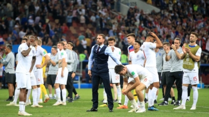 England tried to score while Croatia celebrated