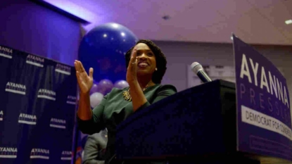 Black Democrat takes aim at Trump after beating 10-term incumbent